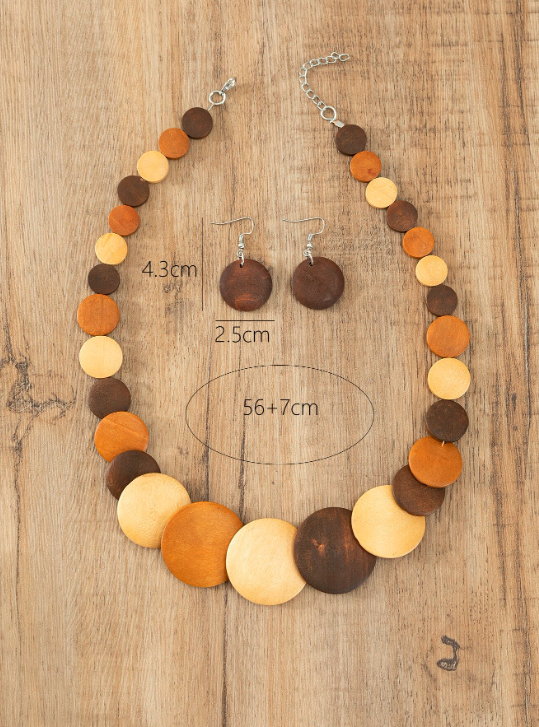 Bohème Élégance – Collier & Boucles d’Oreilles Assortis