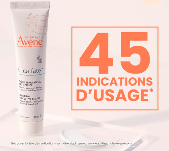Avène Cicalfate+ – Crème Réparatrice Protectrice | Apaise, Répare & Protège les Peaux Sensibles | Asli Shop Djibouti