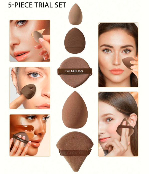 Kit Maquillage Pro – 24 Pinceaux & Accessoires pour un Teint Parfait