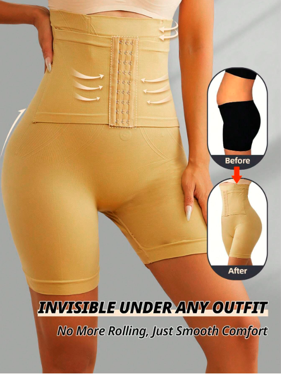 Short Gainant Taille Haute – Effet Sculptant & Confort Invisible