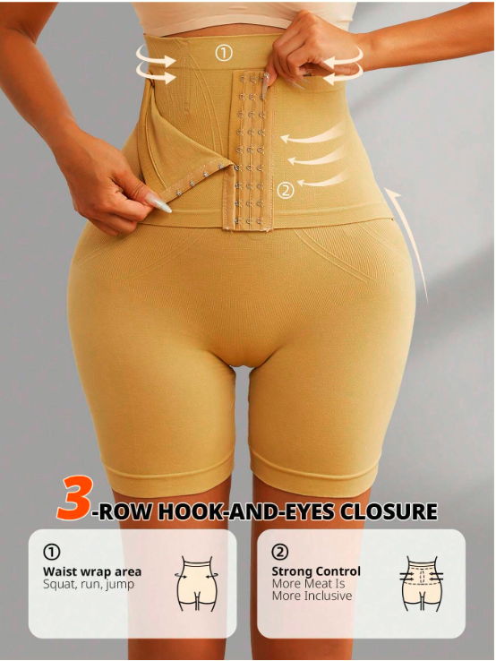Short Gainant Taille Haute – Effet Sculptant & Confort Invisible