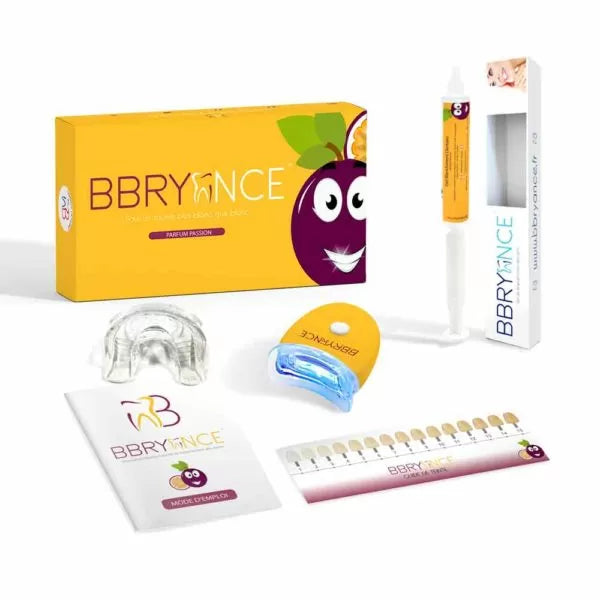 Kit BBRYANCE – Blanchiment dentaire Saveur Cerise / Fraise  (10 utilisations)