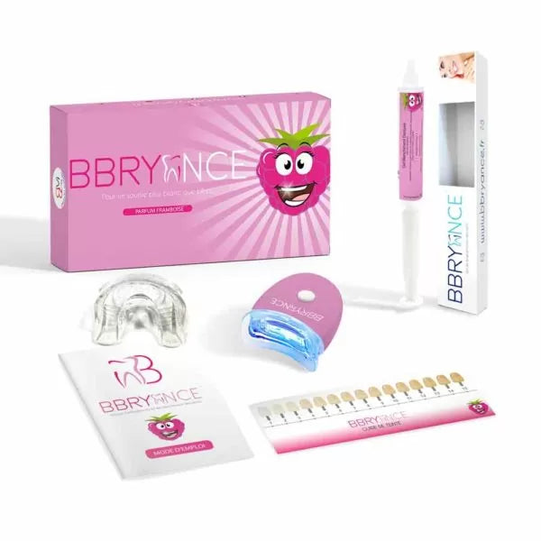 Kit BBRYANCE – Blanchiment dentaire Saveur Cerise / Fraise  (10 utilisations)