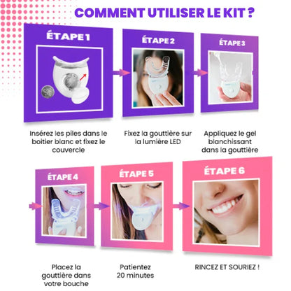 Kit BBRYANCE – Blanchiment dentaire Saveur Cerise / Fraise  (10 utilisations)