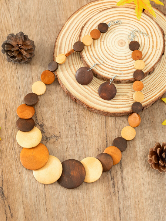 Bohème Élégance – Collier & Boucles d’Oreilles Assortis