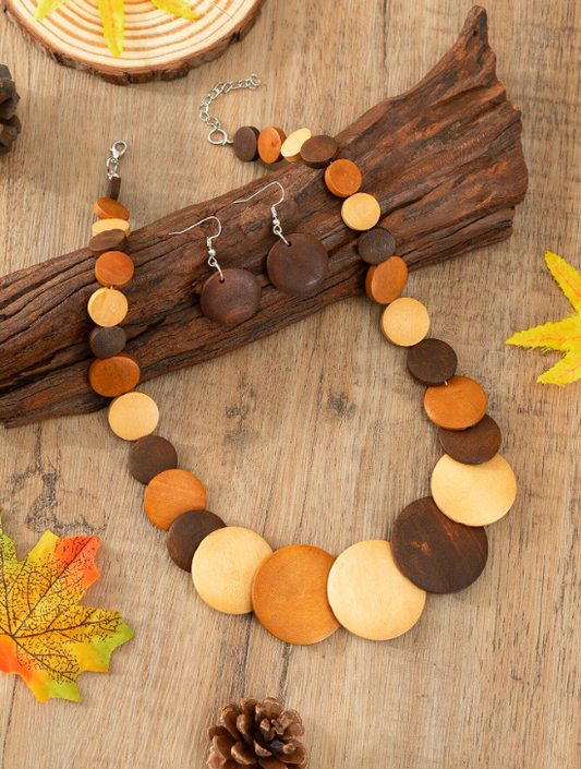 Bohème Élégance – Collier & Boucles d’Oreilles Assortis