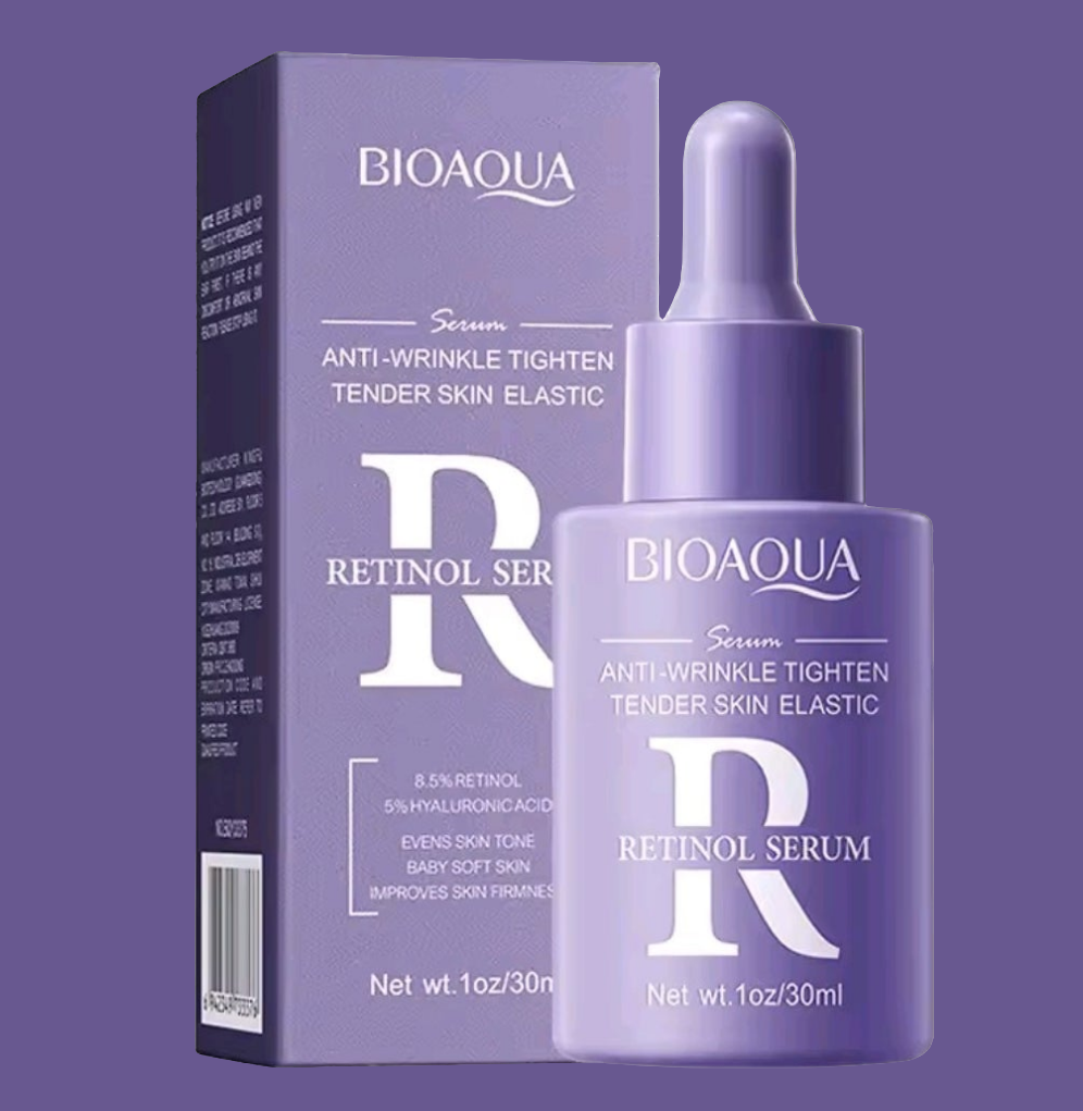 BIOAQUA Sérum au Rétinol – Anti-Rides & Fermeté | Sérum Éclat & Élasticité de la Peau | Asli Shop Djibouti