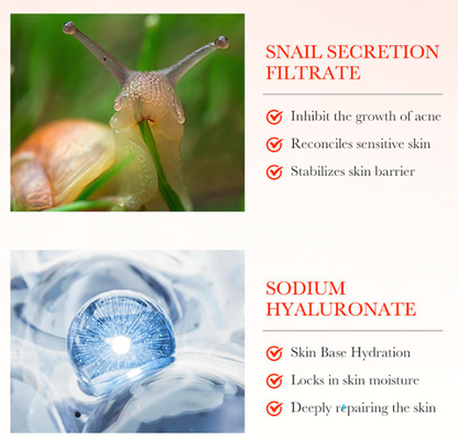 BIOAQUA Snail Serum – Sérum Réparateur à la Bave d’Escargot | Anti-Rides & Éclat de la Peau | Asli Shop Djibouti