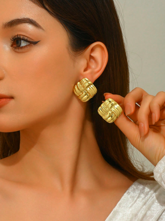 Boucles d'Oreilles Losanges