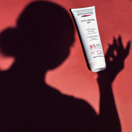 BYPHASSE Gel Anti-Cellulite Thé Rouge & Raisin – Soin Amincissant Corps 250 ml | Asli Shop Djibouti