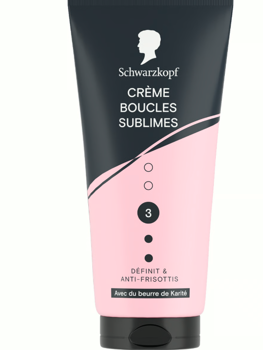 Crème anti-frisottis - Boucles Sublimes - Beurre de karité - Cheveux bouclés - 150 ml