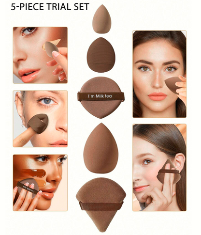 Kit Maquillage Pro – 24 Pinceaux & Accessoires pour un Teint Parfait