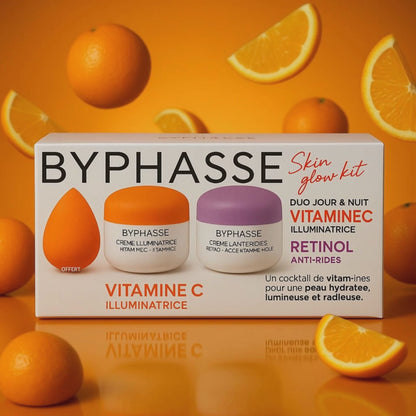 BYPHASSE Skin Glow Kit – Duo Jour & Nuit | Soin Éclat Visage Djibouti – Asli Shop