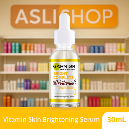 🌟Garnier Bright Complete 30X Vitamin C Booster Serum – 30ml 🌟