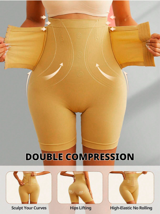Short Gainant Taille Haute – Effet Sculptant & Confort Invisible