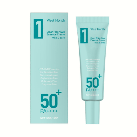 Crème Solaire Clear Filter Sun Essence SPF 50+ | Protection Haute & Texture Légère | Asli Shop Djibouti